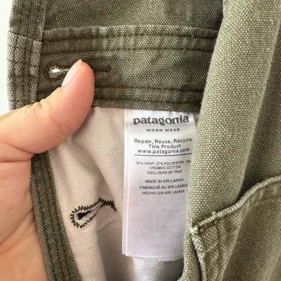 Patagonia Women's Sage Green Overalls - Picture 3 of 4